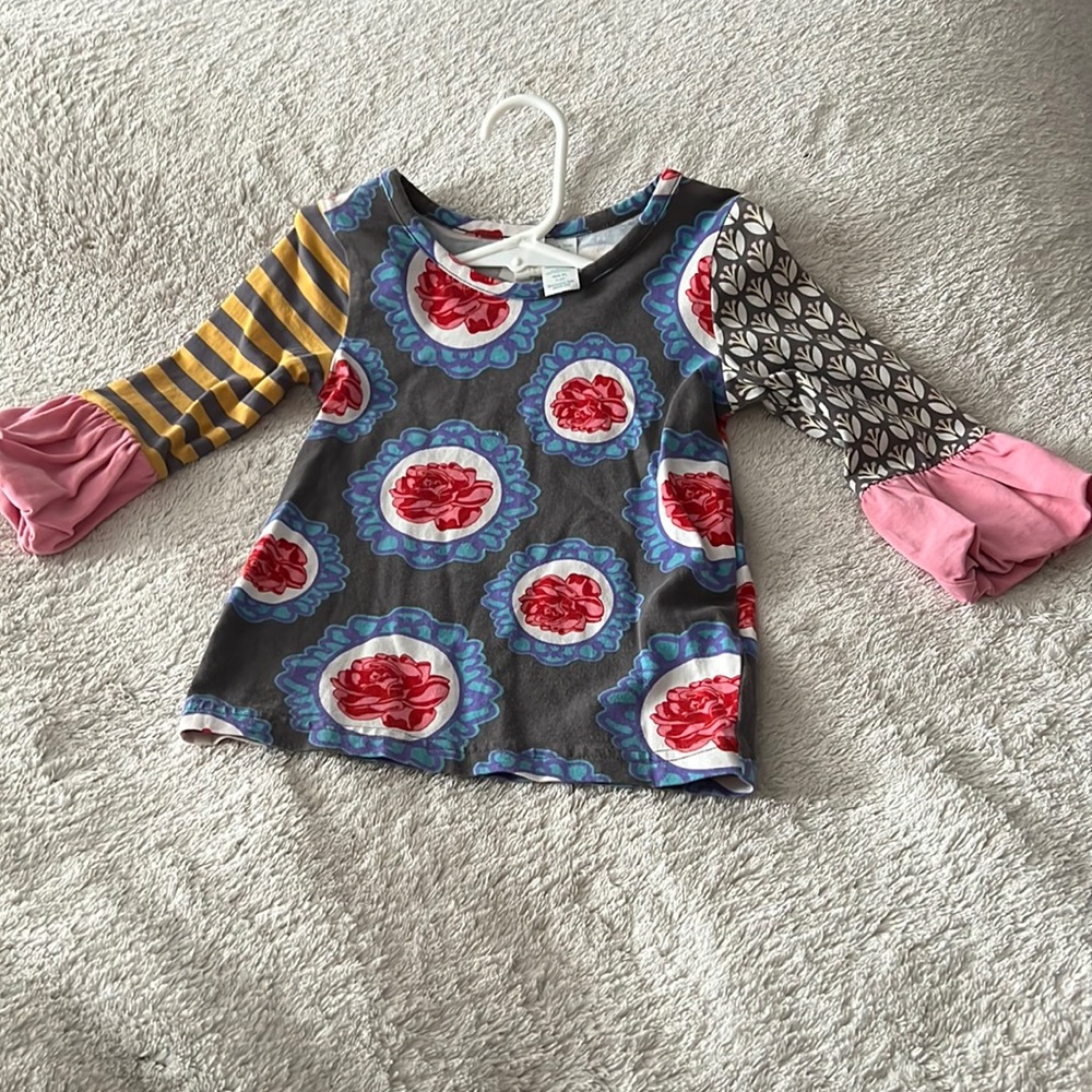 EUC Matilda Jane - Paint by Numbers - Picasso Tee Layering Tee - Size 2